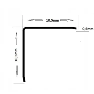 Narożnik ścienny 10mm