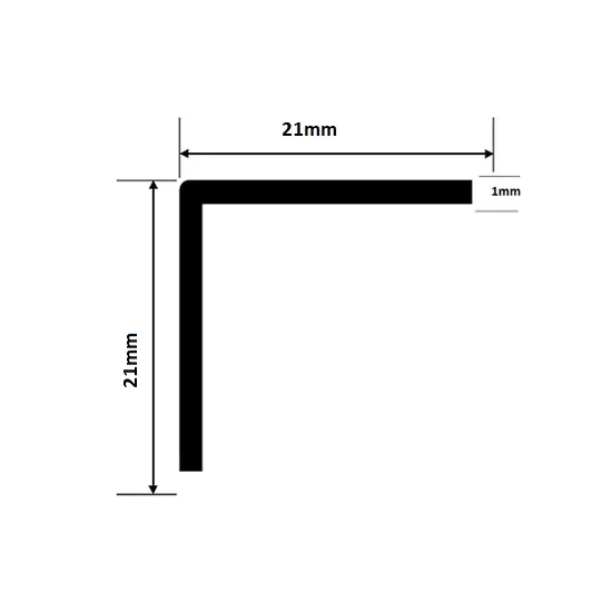 Profil narożnikowy metalowy 20mm